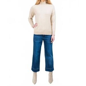NEW LISETTE amelia 26" wide crop jeans in denim blue